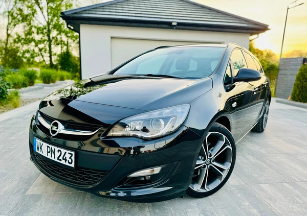 Opel Astra cena 27900 przebieg: 189000, rok produkcji 2013 z Wąsosz małe 742